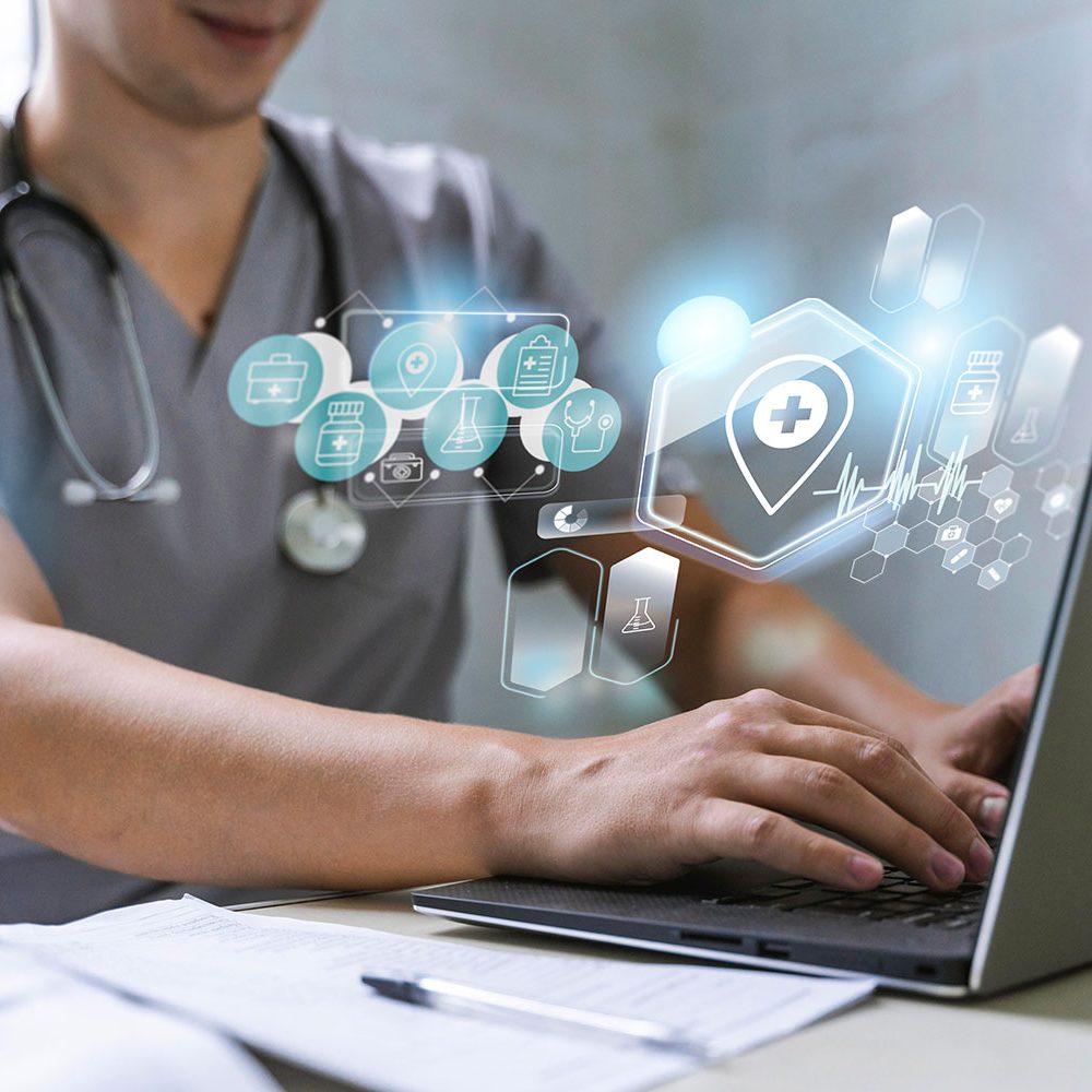 medical-banner-with-doctor-working-laptop2